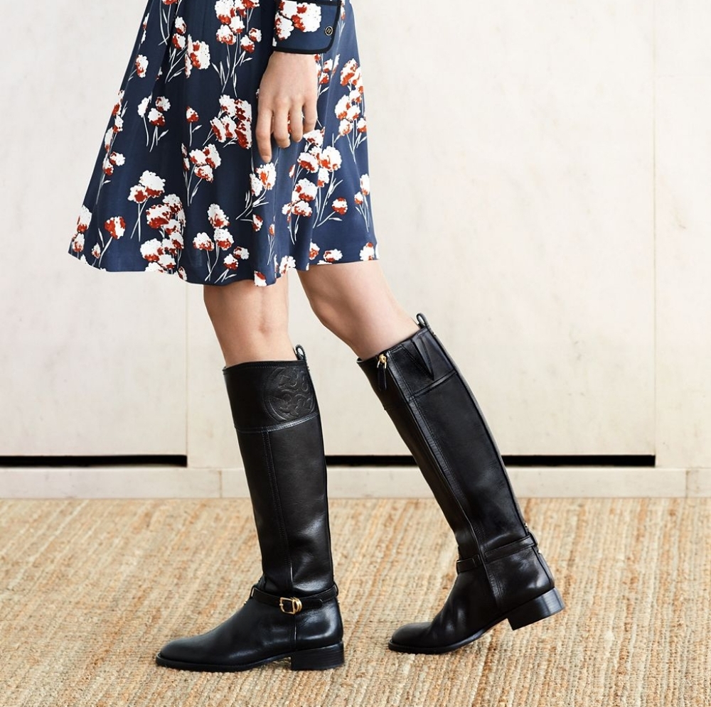 Tory Burch Marlene Riding Boots - Picture 1 of 11